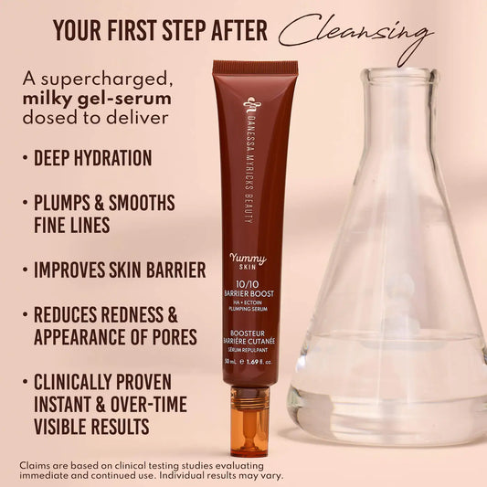 Danessa Myricks Beauty | Yummy Skin 10/10 Barrier Boost Hyaluronic Acid + Ectoin Plumping Serum