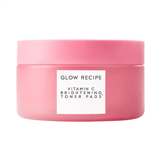 Glow Recipe | Vitamin C Brightening Korean Guava Toner Pads for Undereye & Cheeks