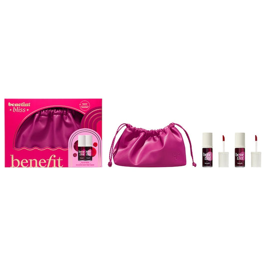 Benefit Cosmetics | Benetint Bliss Liquid Lip + Cheek Blush Stain Duo Makeup Gift Set