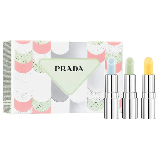 Prada Beauty | Hydrating Mini Lip Balm Trio Gift Set