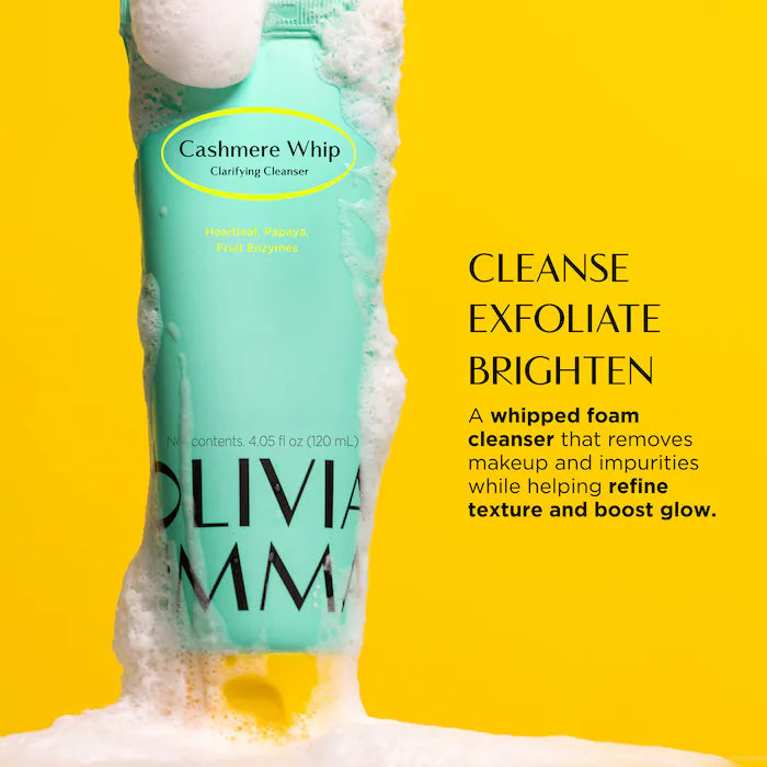 OLIVIAUMMA | Cashmere Whip Clarifying Face Cleanser and Gentle Exfoliator with Heartleaf
