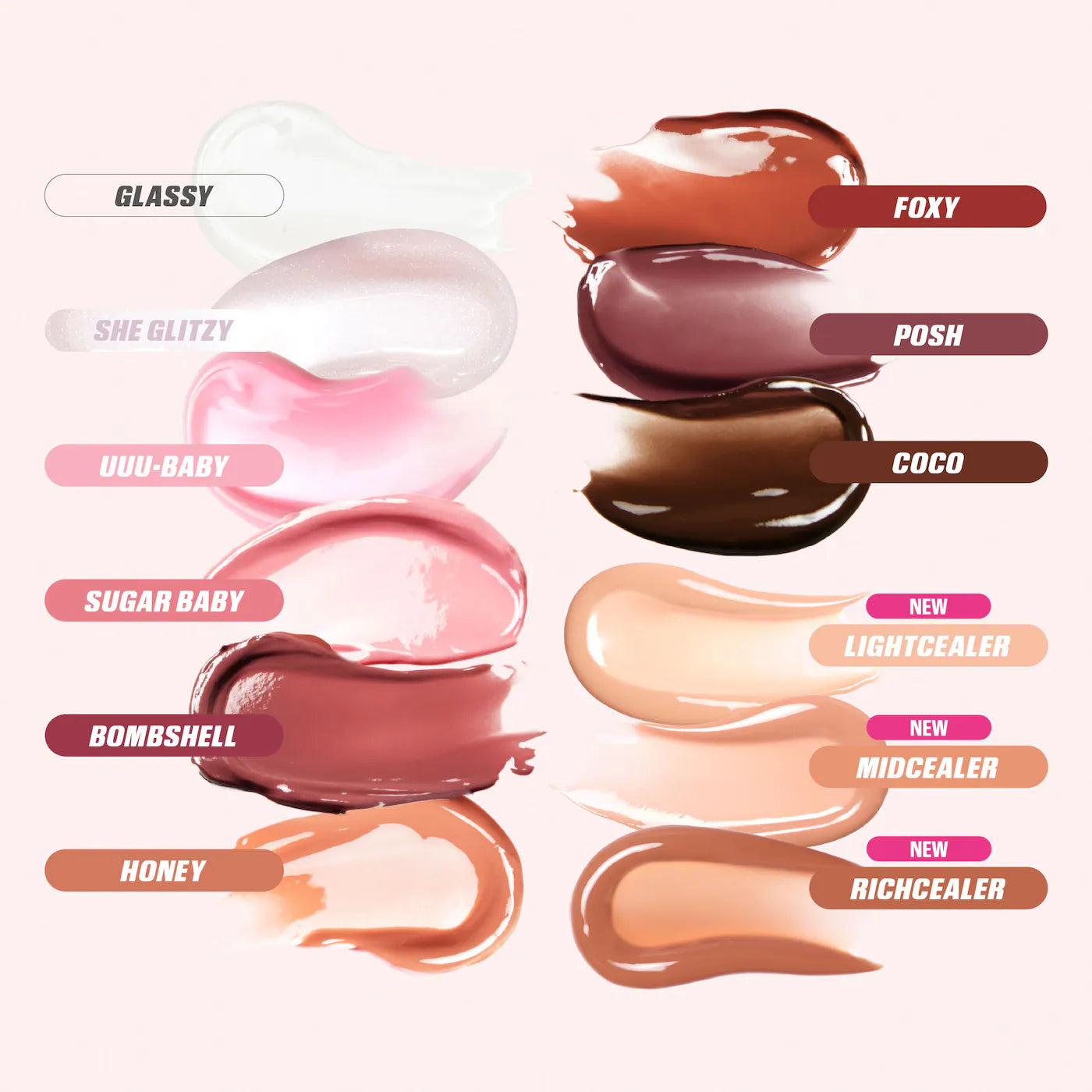 HUDA BEAUTY | Faux Filler Shiny Non-Sticky Lip Gloss