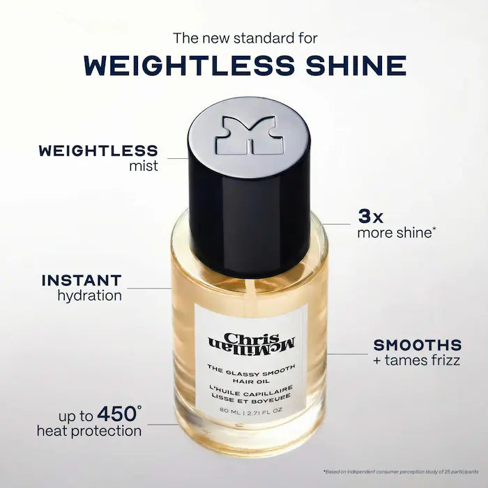 Chris McMillan | The Lightweight Glassy Hair Oil Mist for Shine