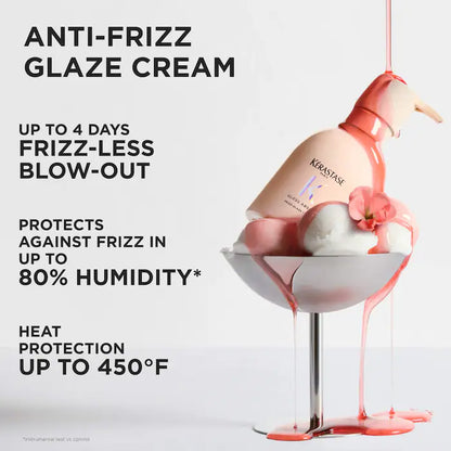 Kerastase | Gloss Absolu High-Shine Anti-Frizz Glaze Styling Cream for Medium to Thick Hair
