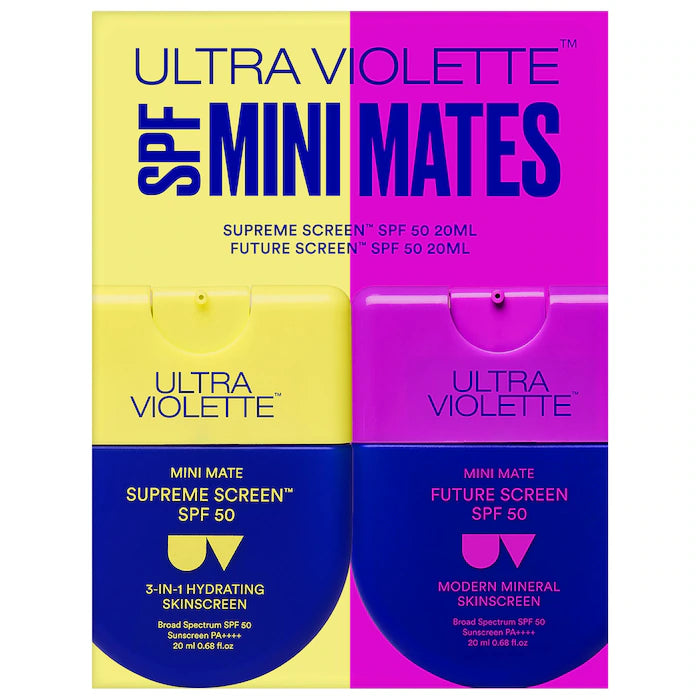 Ultra Violette | SPF Mini Mates SPF 50 Hydrating & Mineral Facial Sunscreen Set