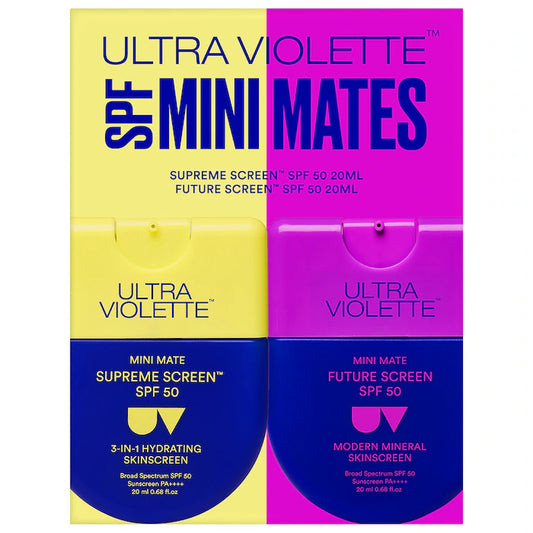 Ultra Violette | SPF Mini Mates SPF 50 Hydrating & Mineral Facial Sunscreen Set