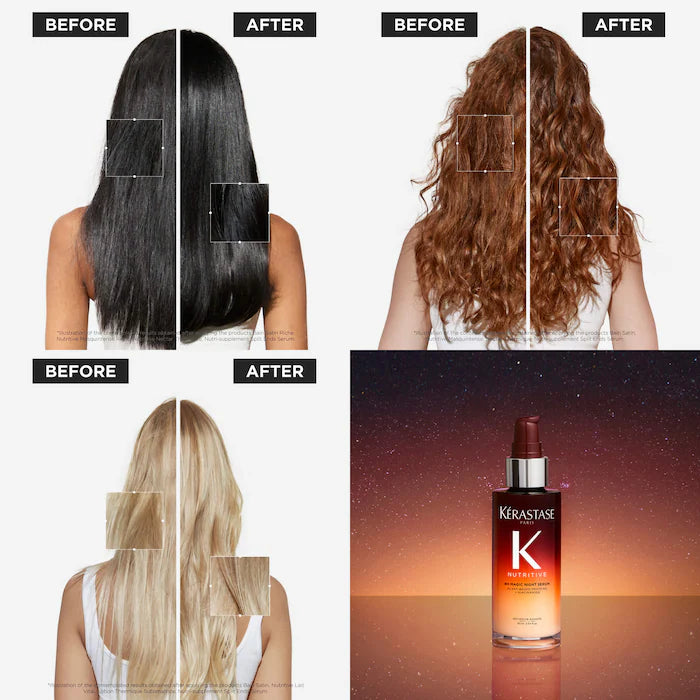 Kerastase | 8H Magic Night Serum Hair Gift Set for Dry Hair
