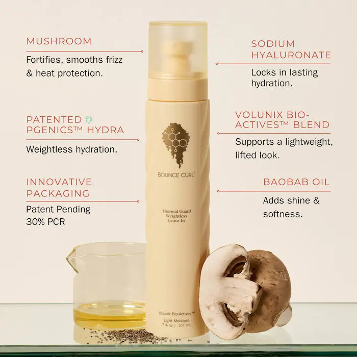 Bounce Curl | Thermal Guard Weightless Leave-In Conditioner Spray with Heat Protectant