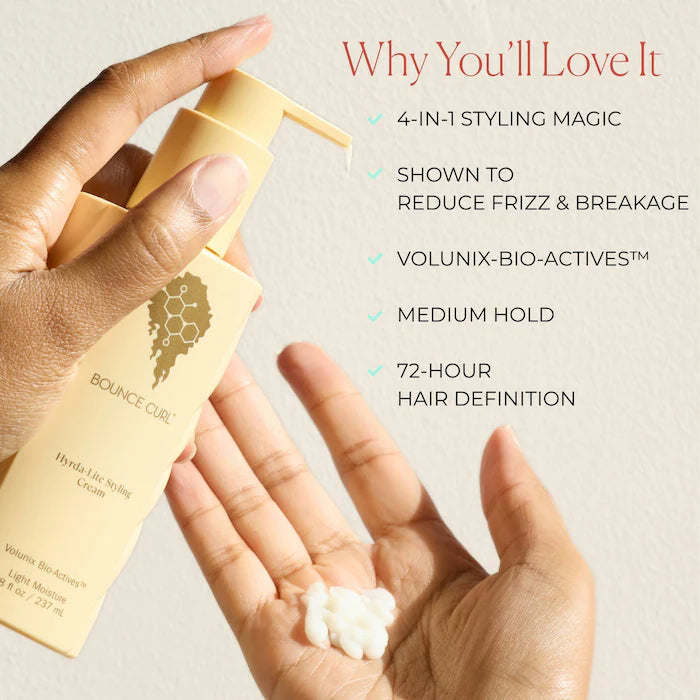 Bounce Curl | Hydra-Lite Weightless Curl Defining Hair Cream