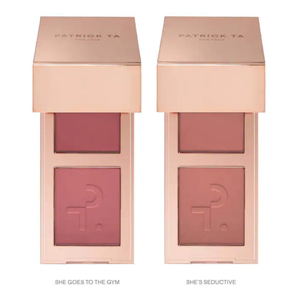 PATRICK TA | Mini Must-Have Major Headlines Double-Take Crème & Powder Blush Duo Set