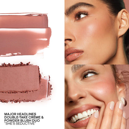 PATRICK TA | Mini Must-Have Major Headlines Double-Take Crème & Powder Blush Duo Set