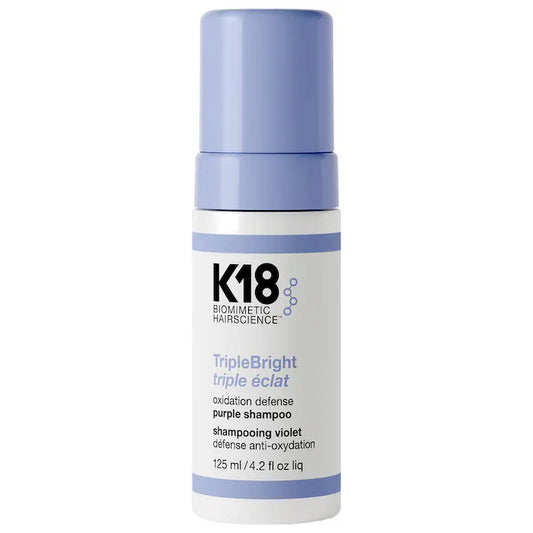 K18 Biomimetic | TripleBright Oxidation Defense Purple Shampoo Foam