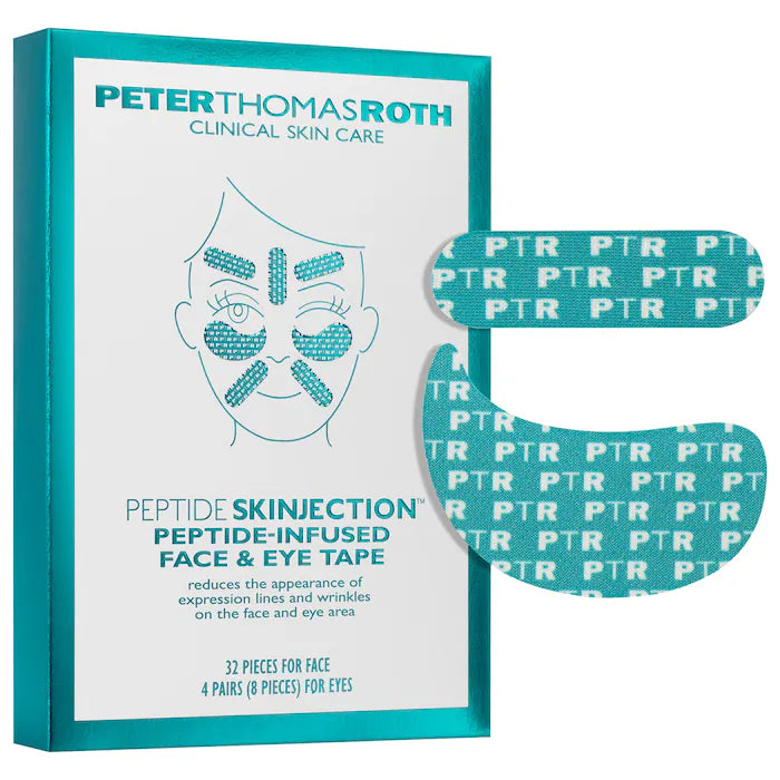 Peter Thomas Roth | Peptide Skinjection™ Peptide-Infused Face & Eye Tape for Wrinkles and Aging Skin