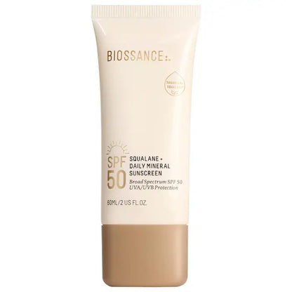 Biossance | Daily Hydration Mineral Face Sunscreen SPF 50 + Squalane