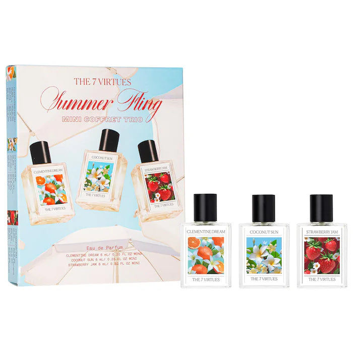 The 7 Virtues | Summer Fling Mini Coffret Perfume Trio