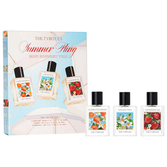 The 7 Virtues | Summer Fling Mini Coffret Perfume Trio