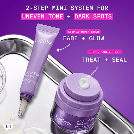 Dr. Idriss | Mini Major Fade Set Serum & Cream with Vitamin C for Hyperpigmentation & Uneven Skin