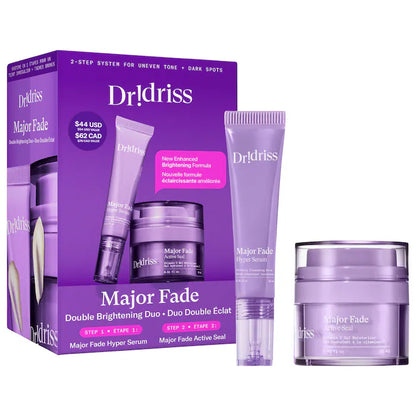 Dr. Idriss | Mini Major Fade Set Serum & Cream with Vitamin C for Hyperpigmentation & Uneven Skin