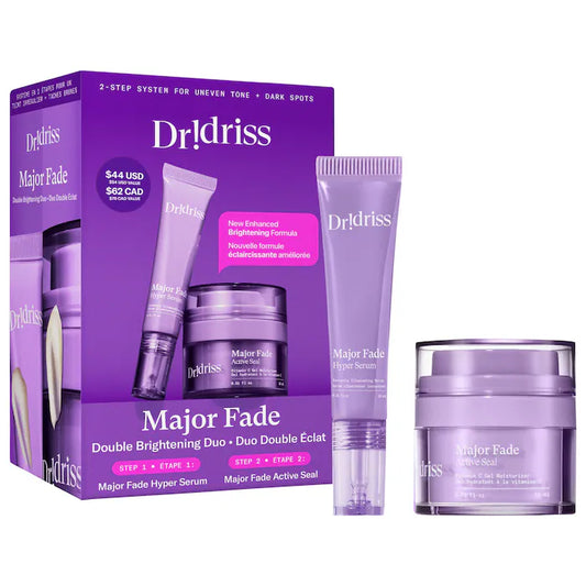 Dr. Idriss | Mini Major Fade Set Serum & Cream with Vitamin C for Hyperpigmentation & Uneven Skin