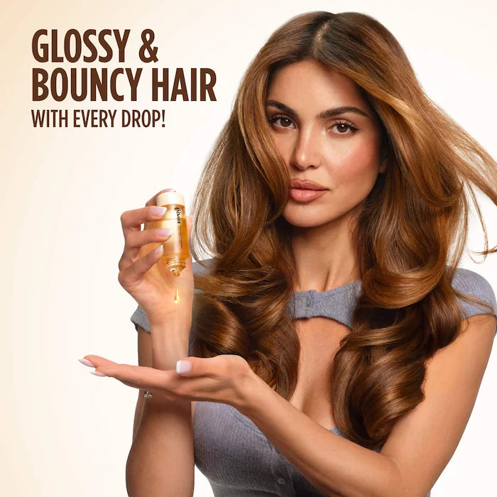 Gisou | Honey Gloss Collagen Drops Hair Oil for Fine to Medium Hair
