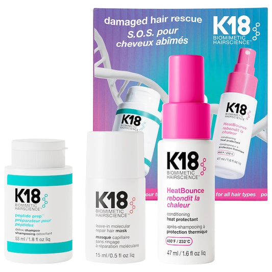 K18 Biomimetic | Damaged Hair Rescue Minis Gift Set