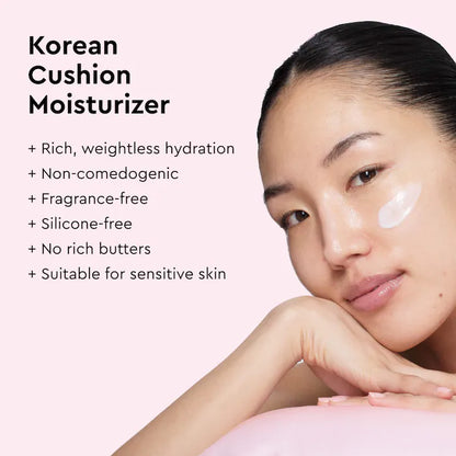 Glow Recipe | Watermelon Milk Peptide Cushion Cream™ Refillable Moisturizer for Dry Skin & Barrier Support