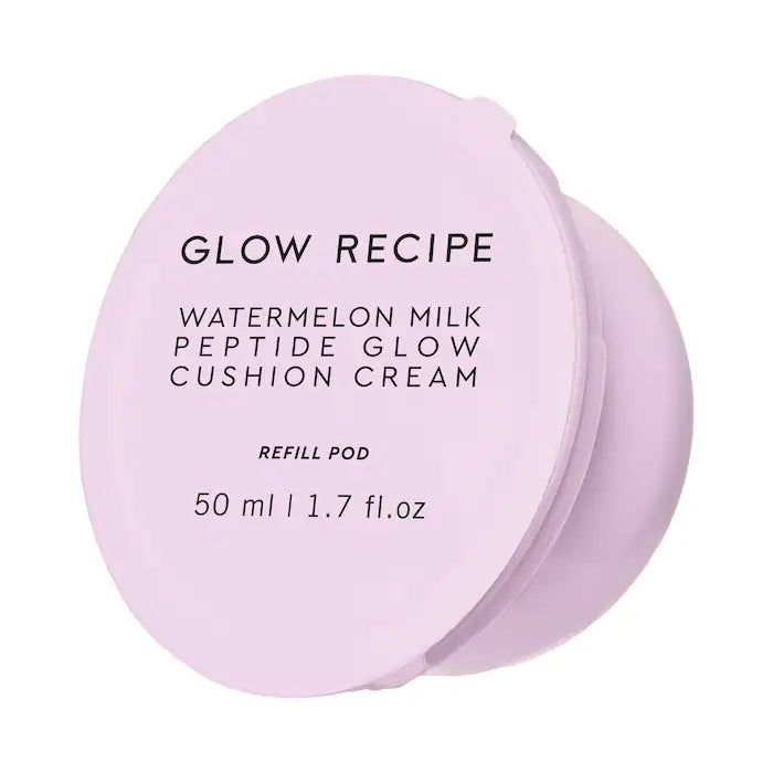 Glow Recipe | Watermelon Milk Peptide Cushion Cream™ Refillable Moisturizer for Dry Skin & Barrier Support