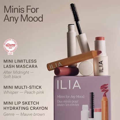 ILIA | Minis for Any Mood Eye, Cheek, and Lip Set