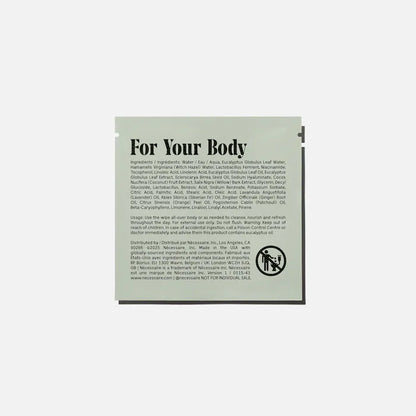 Nécessaire | The Body Wipe Eucalyptus 20ct