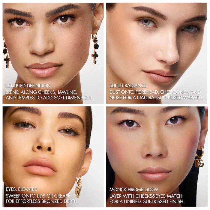 Dolce & Gabbana | Face&Eyes Match Long-Lasting Natural Powder Bronzer with Italian Grape