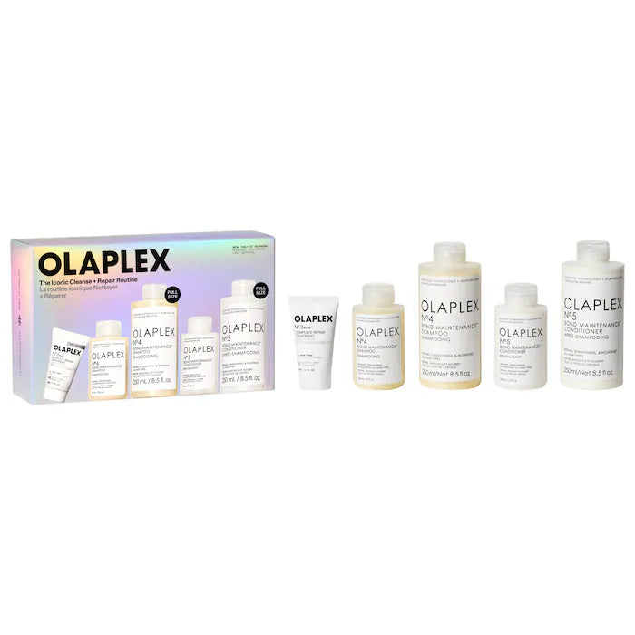 Olaplex | The Iconic Treatment, Shampoo & Conditioner, & Hair Repair Routine Set