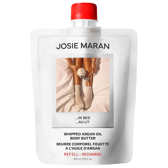 Josie Maran | ...In Bed (Whipped Vanilla Milk + Cashmere Musk) - Whipped Argan Oil Refilllable Body Butter Jar