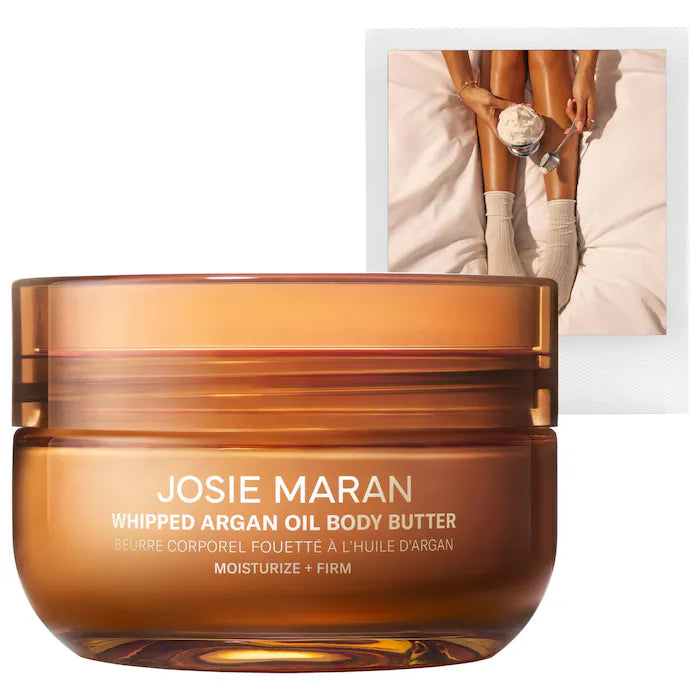 Josie Maran | ...In Bed (Whipped Vanilla Milk + Cashmere Musk) - Whipped Argan Oil Refilllable Body Butter Jar