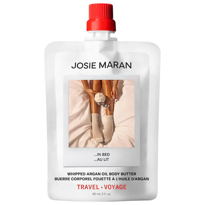 Josie Maran | ...In Bed (Whipped Vanilla Milk + Cashmere Musk) - Whipped Argan Oil Refilllable Body Butter Jar