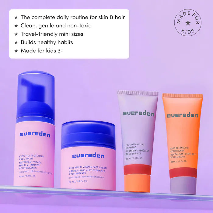 Evereden | Kids Skin & Hair Starter Set for Sensitive Skin