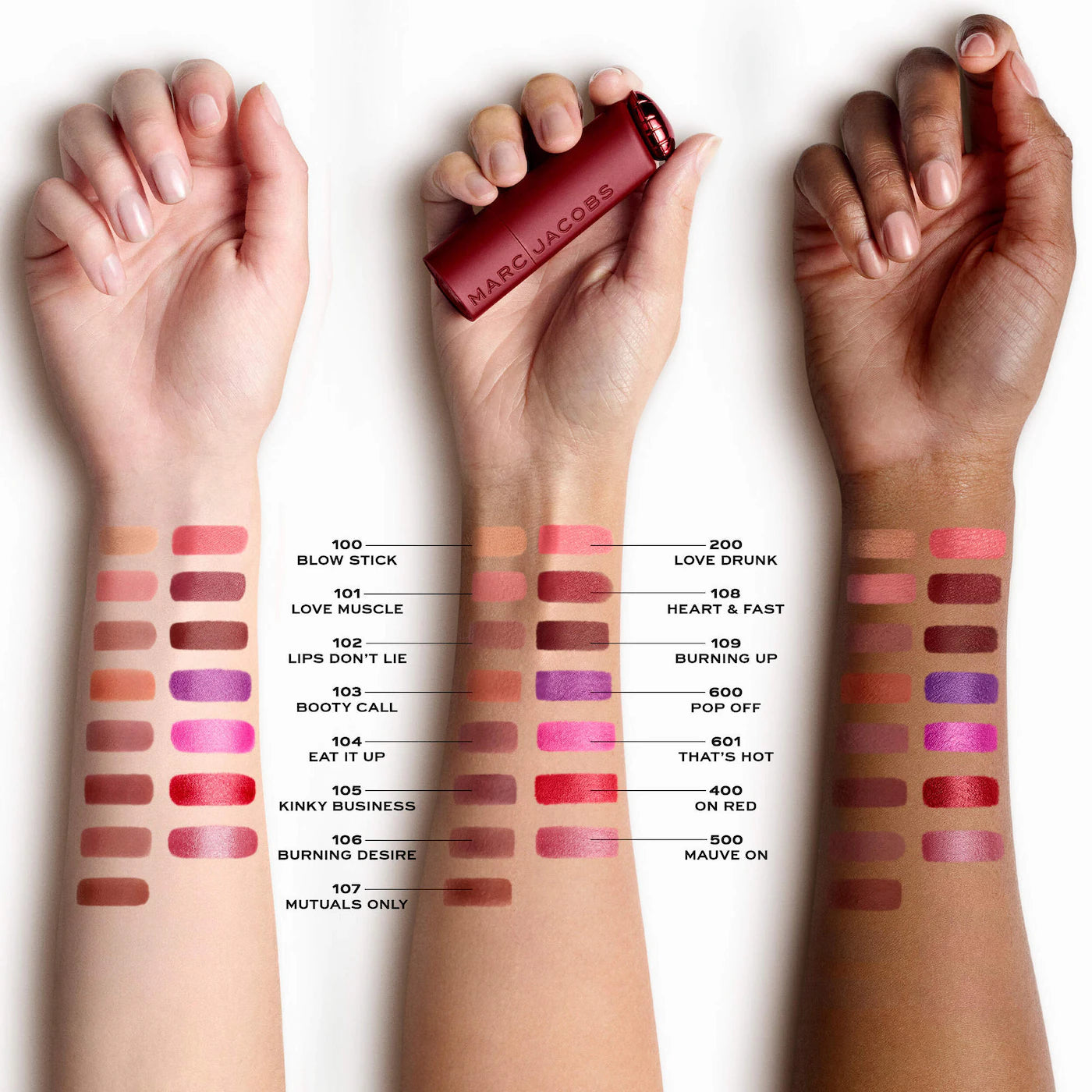 Marc Jacobs Beauty | Heart On Long-Lasting Soft Shine Lipstick