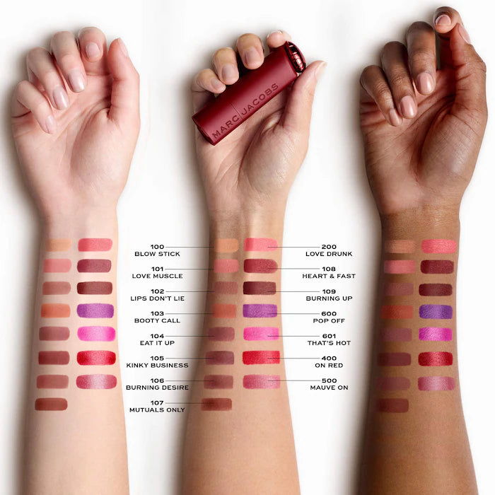 Marc Jacobs Beauty | Heart On Long-Lasting Soft Shine Lipstick
