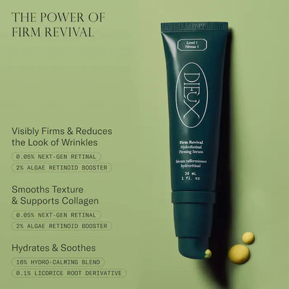 Dieux | Firm Revival HydroRetinal Firming Serum for Fine Lines & Wrinkles