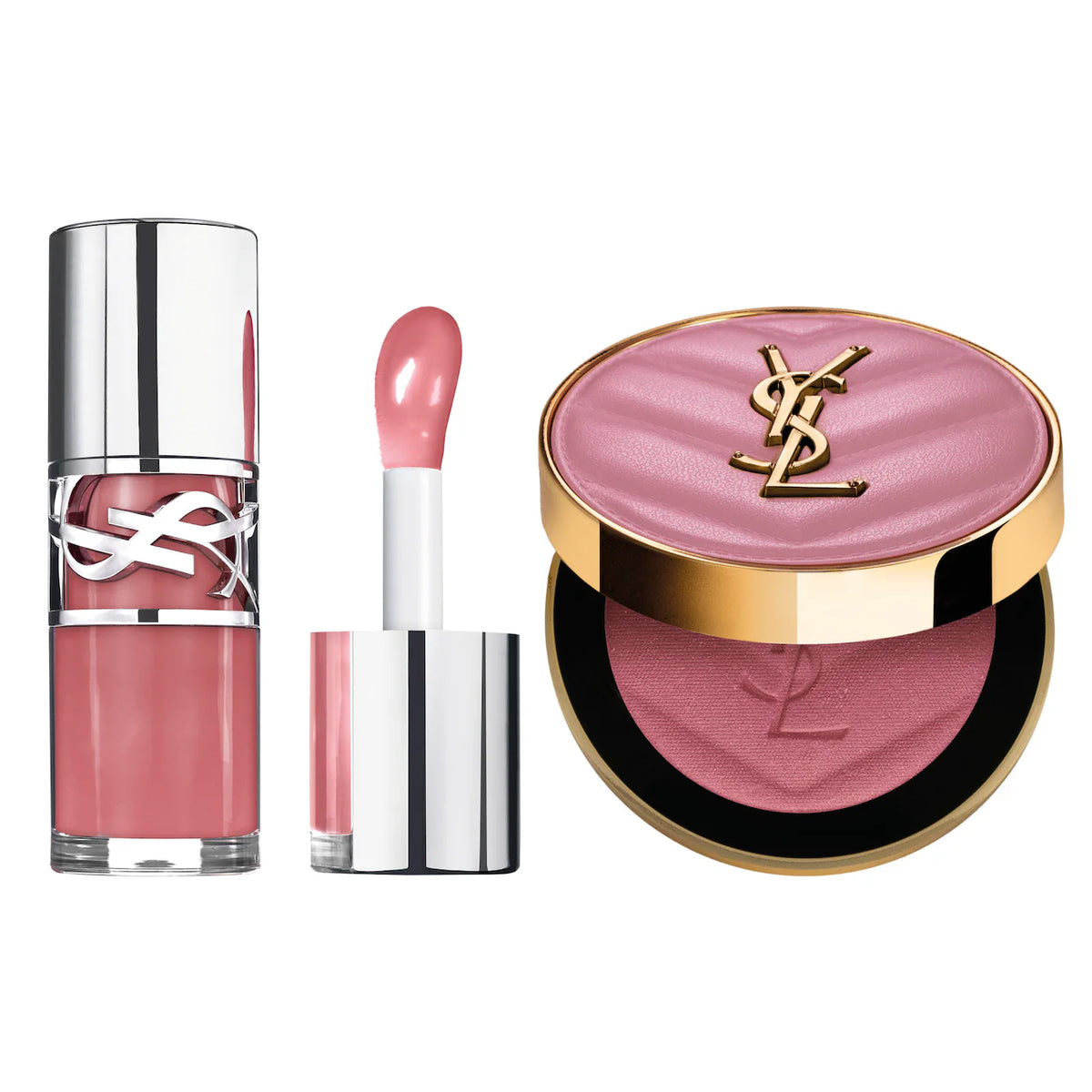 Yves Saint Laurent | YSL Iconic Pink Lip Gloss & Blush Gift Set