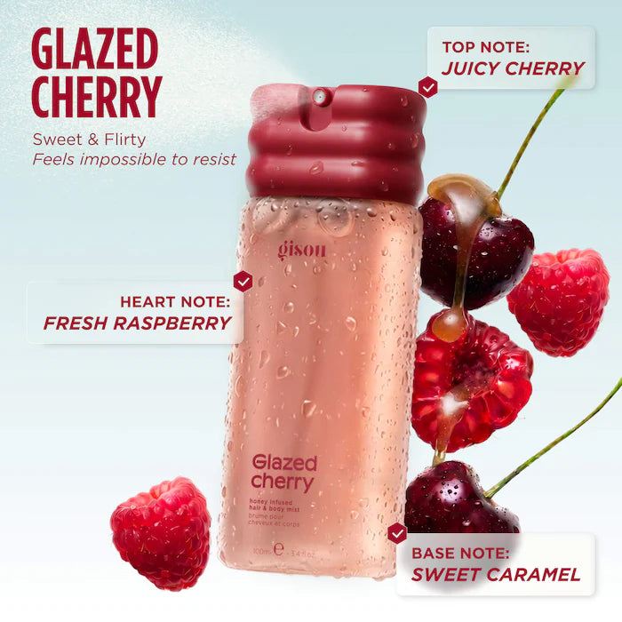 Gisou | Glazed Cherry Honey Infused Hair & Body Mist