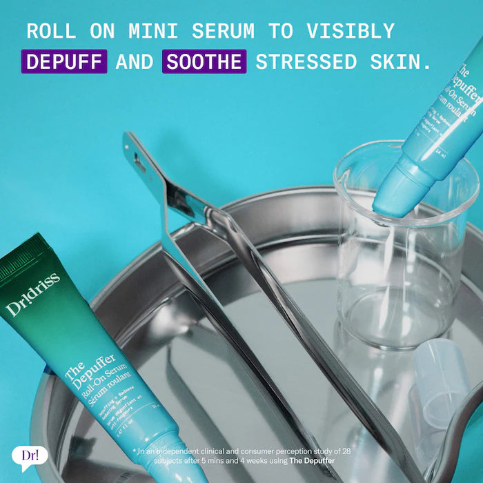 Dr. Idriss | The Depuffer Mini Soothing Roll-On Treatment Serum for Facial Puffiness