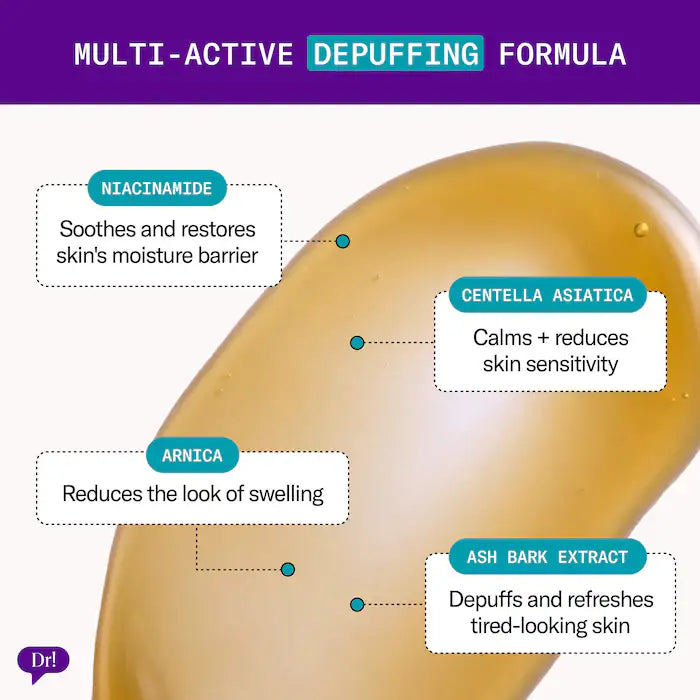 Dr. Idriss | The Depuffer Mini Soothing Roll-On Treatment Serum for Facial Puffiness