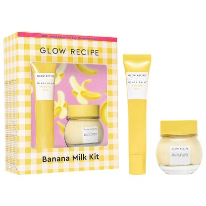 Glow Recipe | Banana Moisturizing Cream & Shimmer Lip Treatment Duo