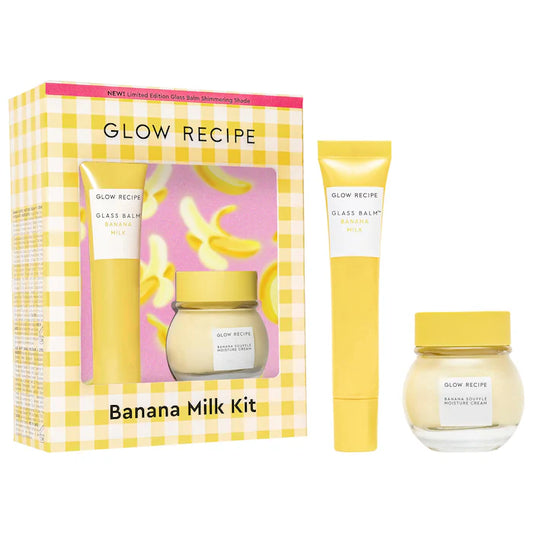 Glow Recipe | Banana Moisturizing Cream & Shimmer Lip Treatment Duo