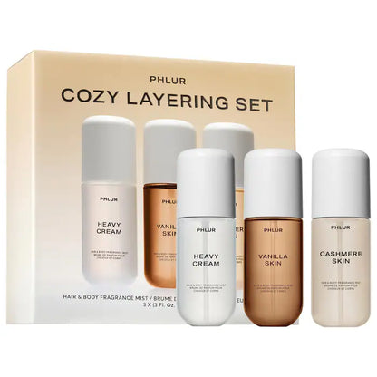 PHLUR | Cozy Layering Body Mist Trio Set