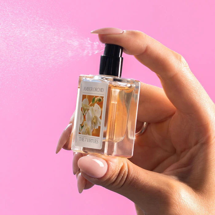 The 7 Virtues | Mini Amber Orchid & Vanilla Woods Eau de Parfum Duo Gift Set