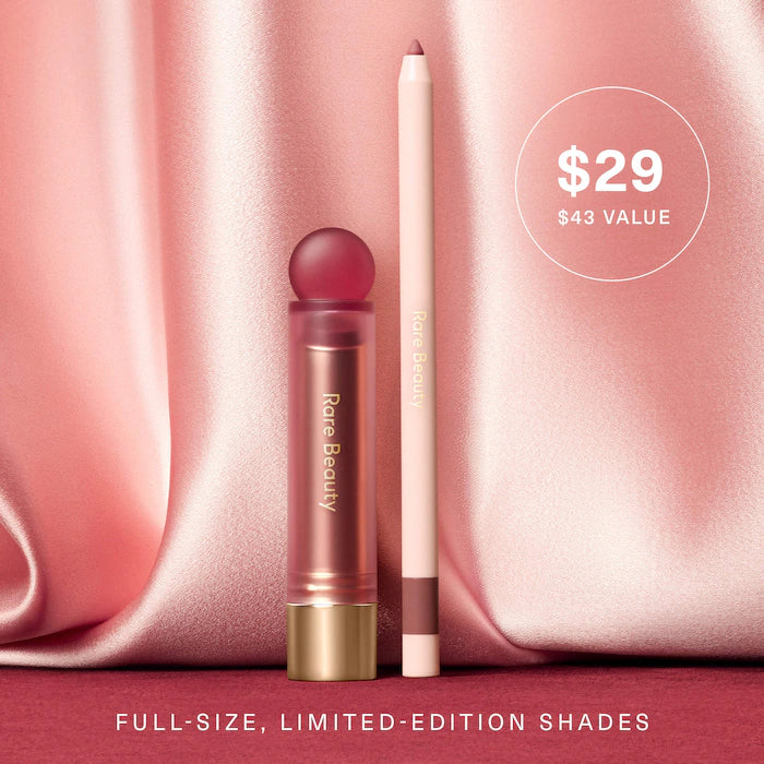 Rare Beauty | Mauve Faves Lip Duo Makeup Gift Set