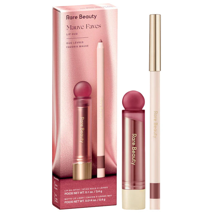Rare Beauty | Mauve Faves Lip Duo Makeup Gift Set