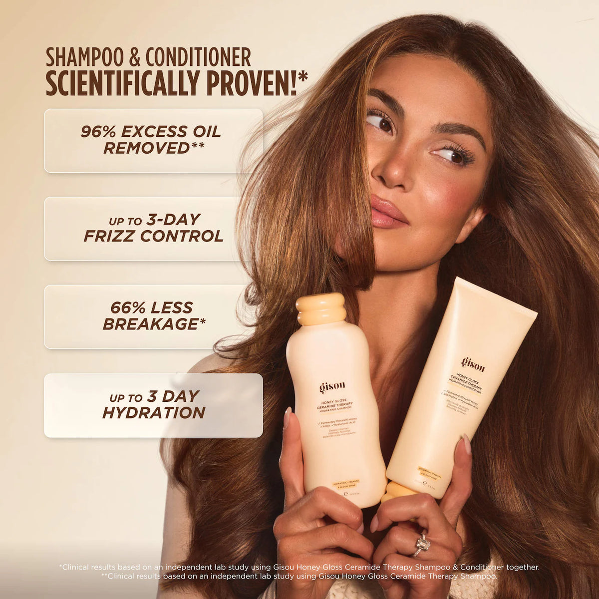 Gisou | Honey Gloss Hair Therapy Set