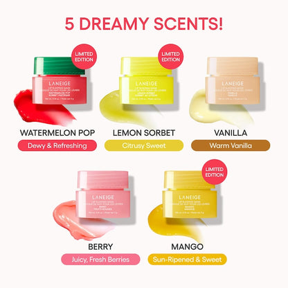 LANEIGE | Midnight Minis Hydrating Lip Sleeping Mask Treatment 5 pc. Gift Set